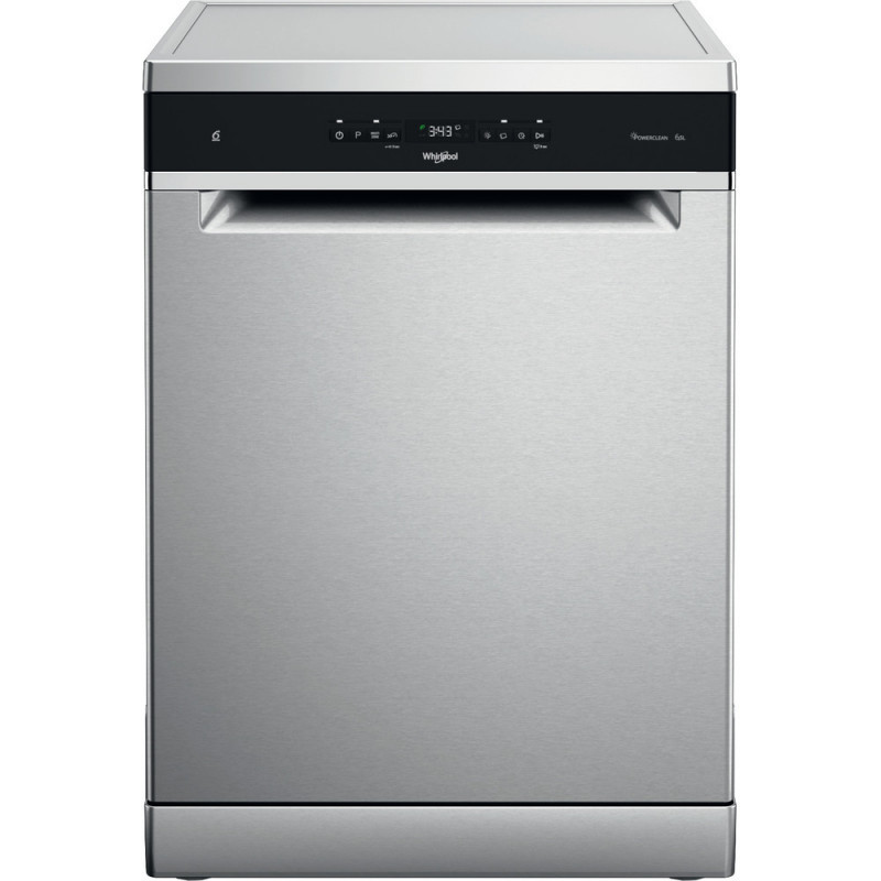 lave vaisselle 14 couverts Whirlpool WFO3T233P65X Inox