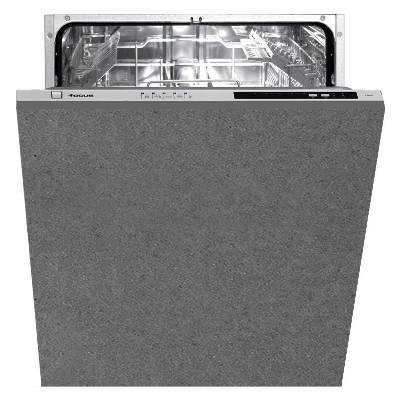 lave vaisselle encastrable 12 couverts Focus F501X Inox