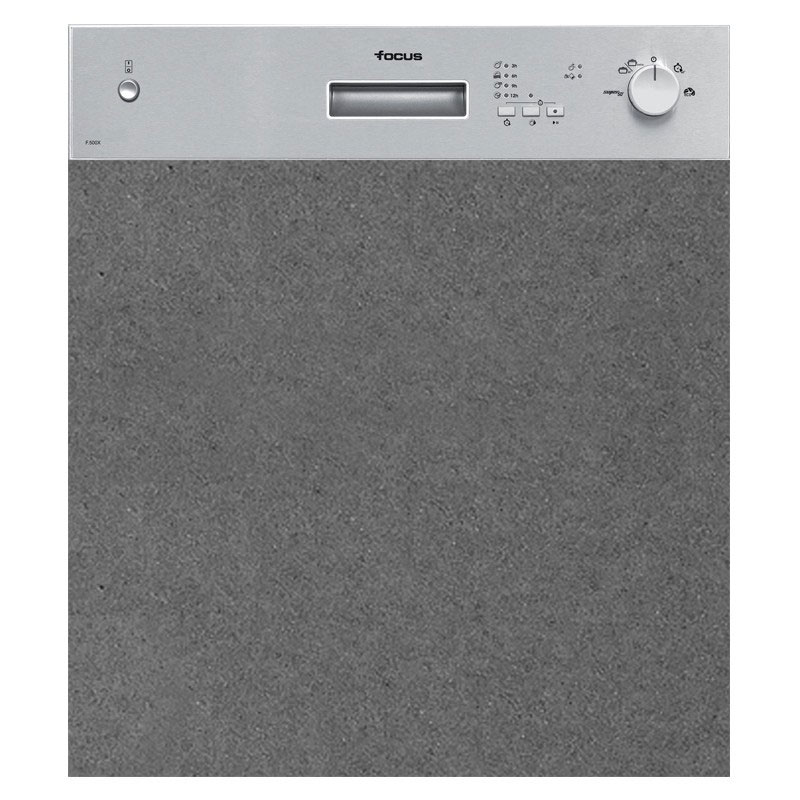 lave vaisselle semi encastrable 12 couverts Focus F500X Inox