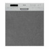 lave-vaisselle semi encastrable 12 couverts Focus F502X Inox