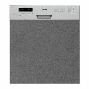 lave-vaisselle semi encastrable 12 couverts Focus F502X Inox