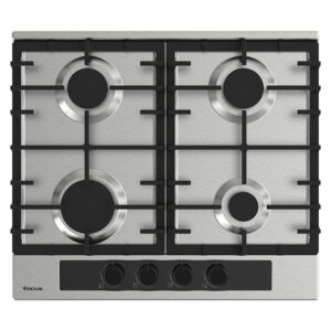 plaque de cuisson encastrable 4 feux 60cm Focus F402X inox