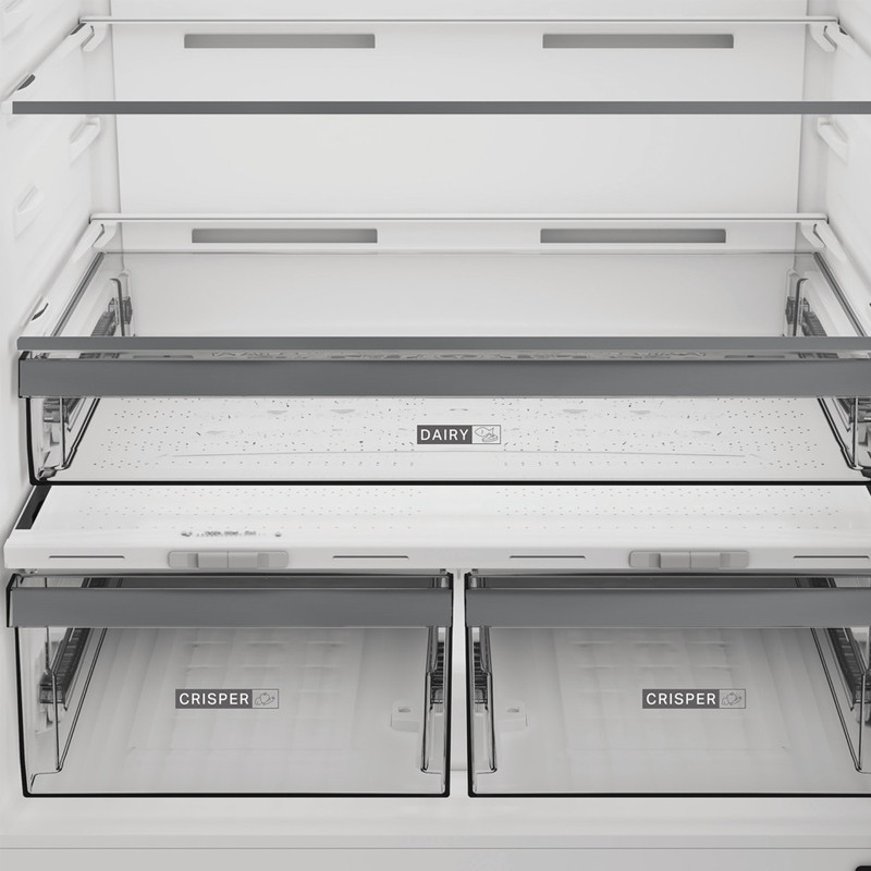 réfrigérateur combiné Whirlpool WBMF836573XNA 570 litres Dual Nofrost inox