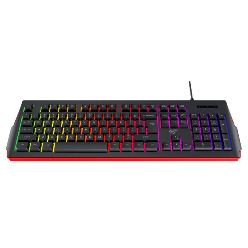 clavier Gamer filaire Havit KB866L RGB noir