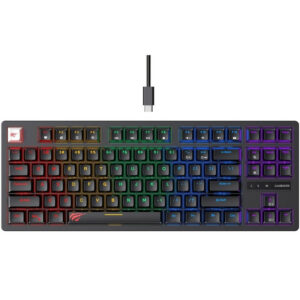 clavier Gamer mécanique Havit KB892L RGB noir