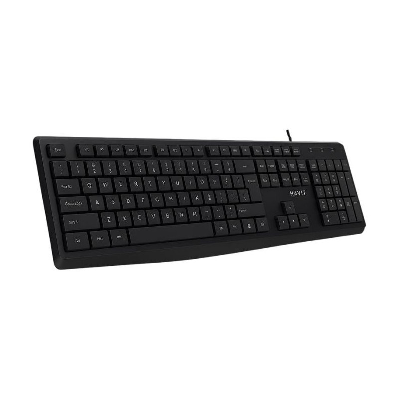 Clavier Ultra Slim Havit KB206 Noir