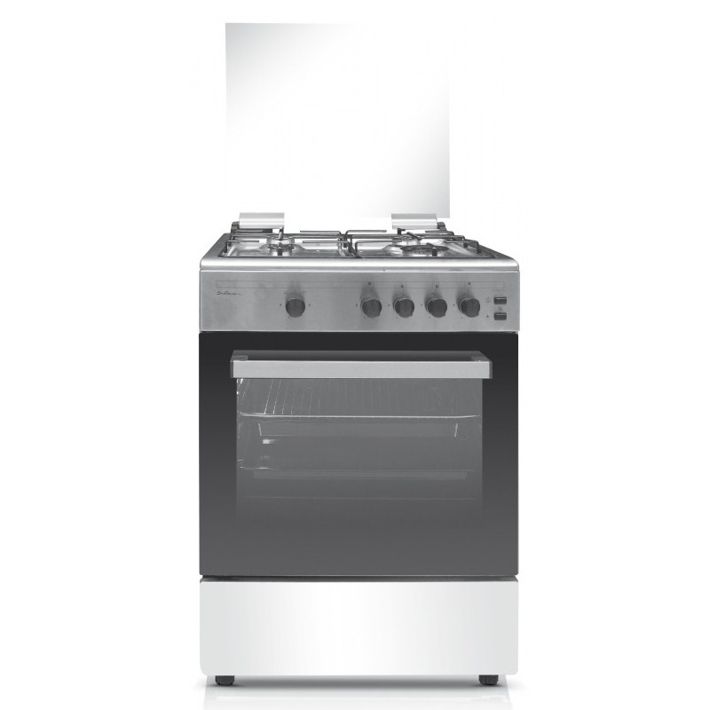 cuisinière à gaz 4 feux 60cm Sotacer SF607XI inox