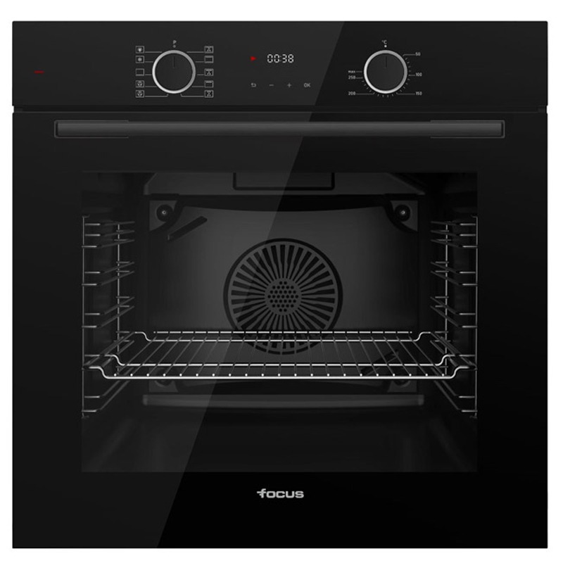 four encastrable électrique ventilé Focus F721B 60cm 65 litres noir