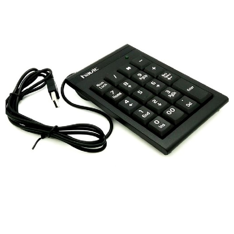 pavé numérique filaire Havit KB223 noir
