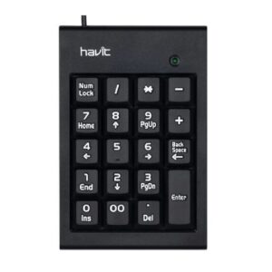 pavé numérique filaire Havit KB223 noir