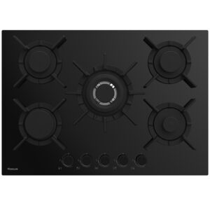 Plaque de cuisson encastrable 5 feux 75 cm Focus F417B Noir
