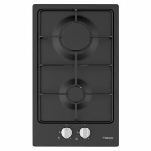 plaque de cuisson encastrable 2 feux à gaz Focus F813B 30cm noir