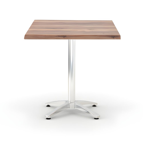 table bistrot 60 × 60 cm avec plateau Werzalit Socle aluminium 4 branches TBIS030