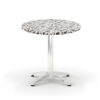 table bistrot D60 WZ Decor Socle aluminium 4 branches Afyon Sotufab TBIS026