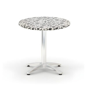 table bistrot D60 WZ Decor Socle aluminium 4 branches Afyon Sotufab TBIS026