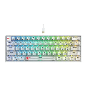 cavier Gamer RGB mécanique Havit KB903L blanc