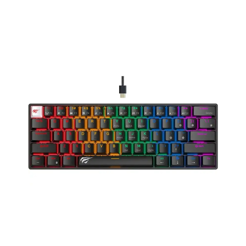 clavier Gamer RGB mécanique Havit KB903L noir