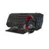 Pack Gaming Clavier + Souris + Tapis + Casque Havit KB501CM Noir